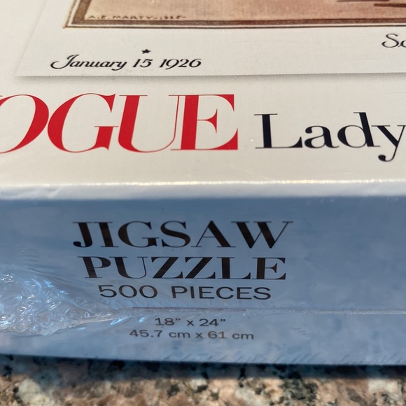 Vogue Lady on a Zebra 500 piece puzzle NEW sealed jigsaw New York Puzzle Co. - Picture 9 of 13